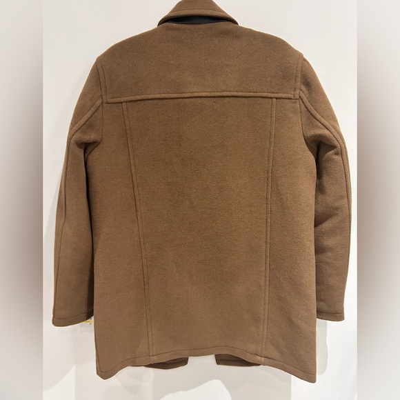 Brand New with Tags Cole Haan Men's Car Coat Wool Blended Caramel Color Size M - Picture 12 of 16